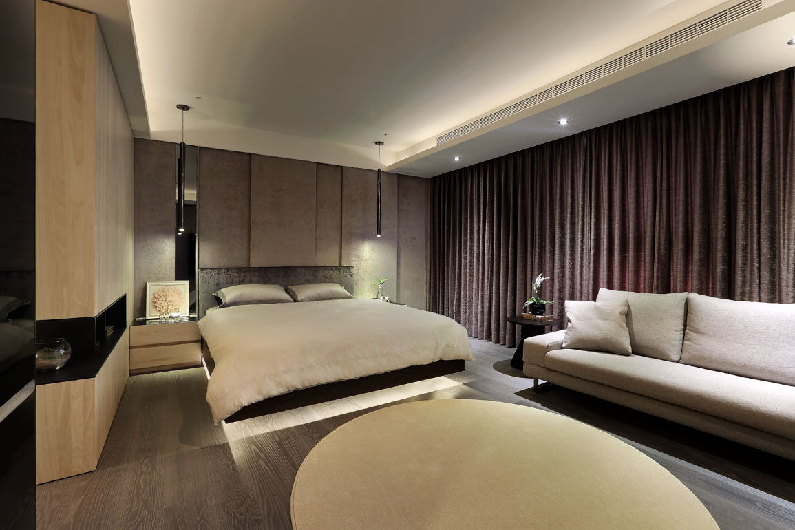 從容, 楊允幀空間設計 楊允幀空間設計 Modern style bedroom