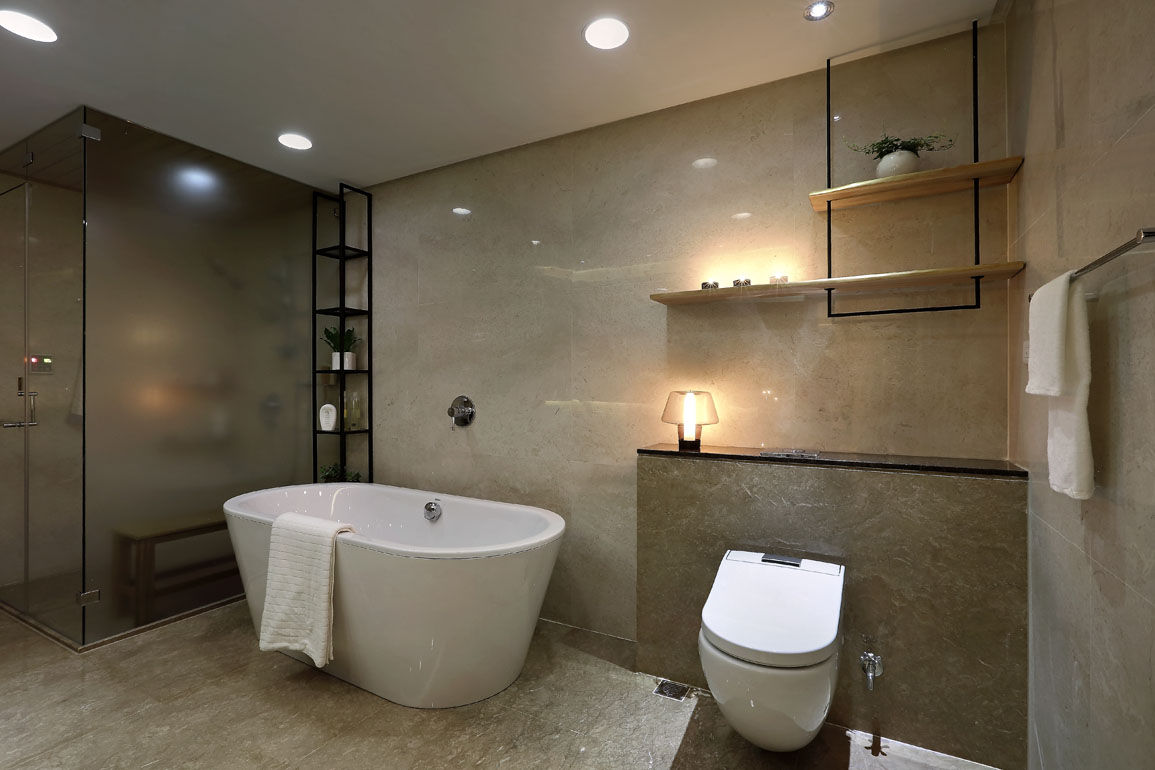 從容, 楊允幀空間設計 楊允幀空間設計 Modern style bathrooms