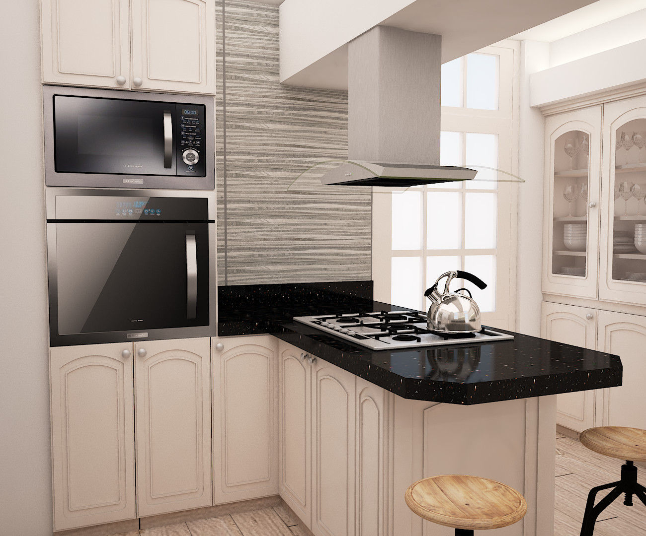 Cocina Monterrico, Spacio5 Spacio5 Kitchen units لکڑی Wood effect