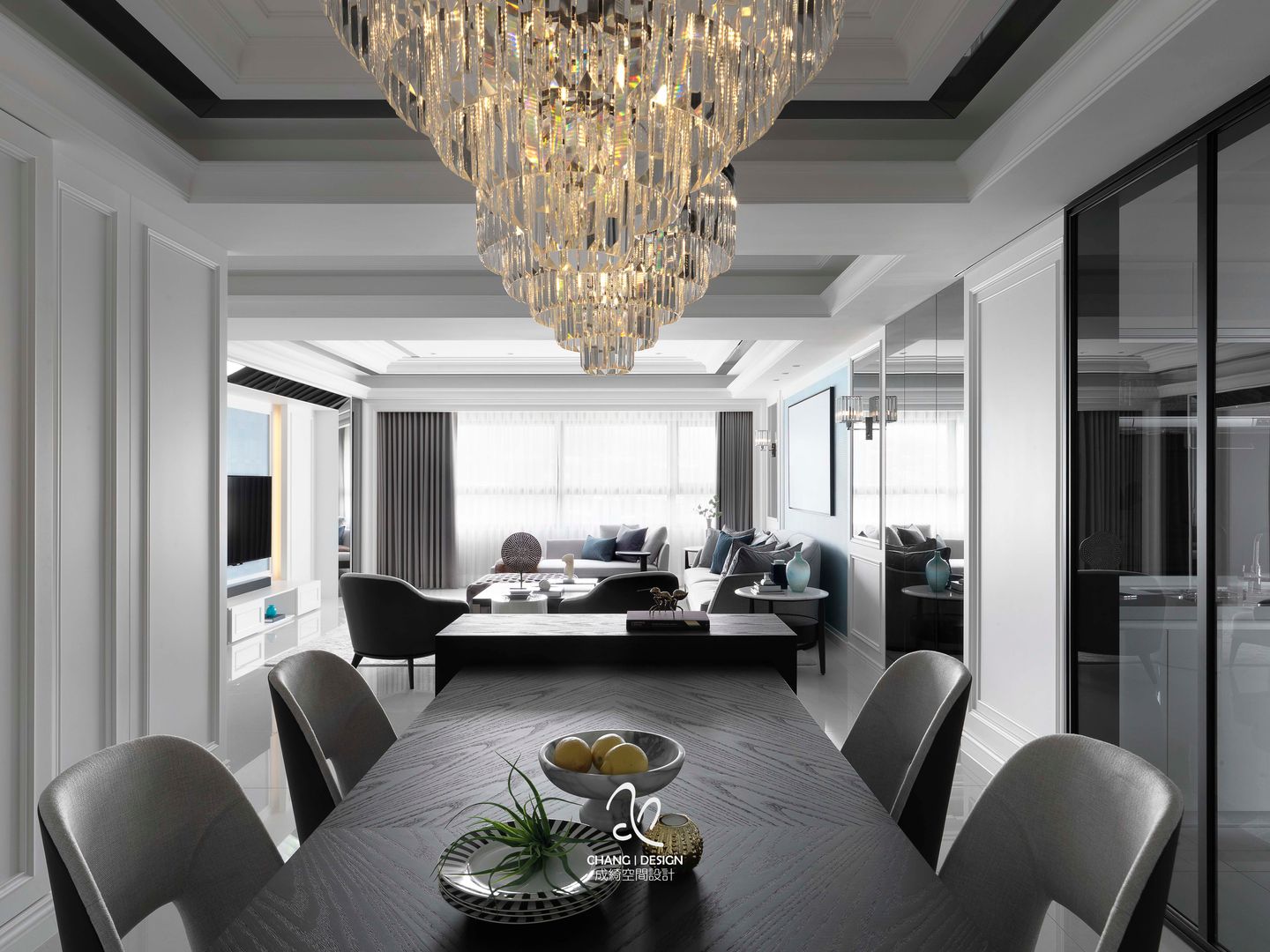 輕新新古典, 成綺空間設計 成綺空間設計 Classic style dining room