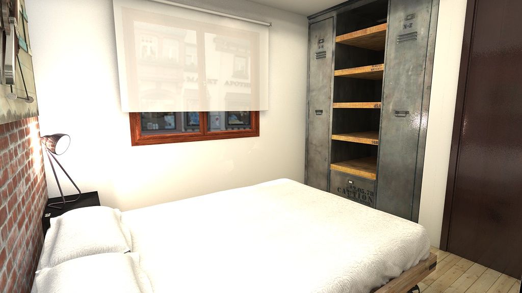 Dormitorio principal homify Dormitorios de estilo industrial