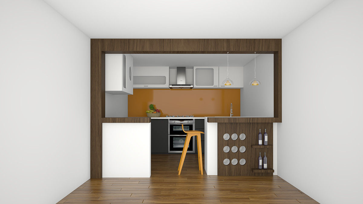 Open Space Kitchen Ideas Urban Living Designs 置入式廚房