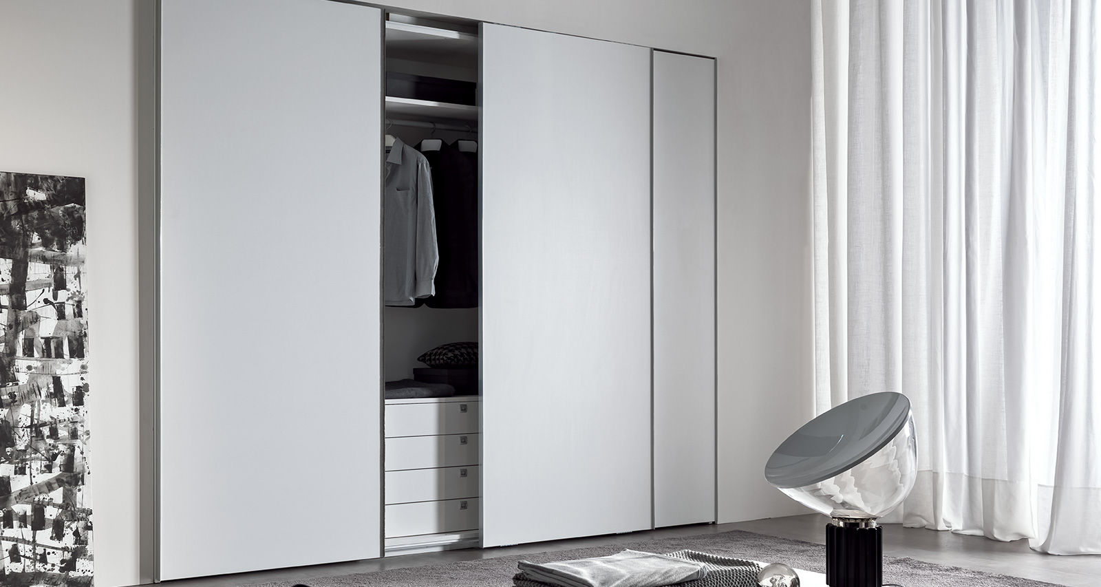 Armadio scorrevole, Essedue s.r.l. Essedue s.r.l. Modern style bedroom Wardrobes & closets