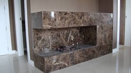 Lareira, Lucio Muller Lucio Muller Modern living room Marble Fireplaces & accessories