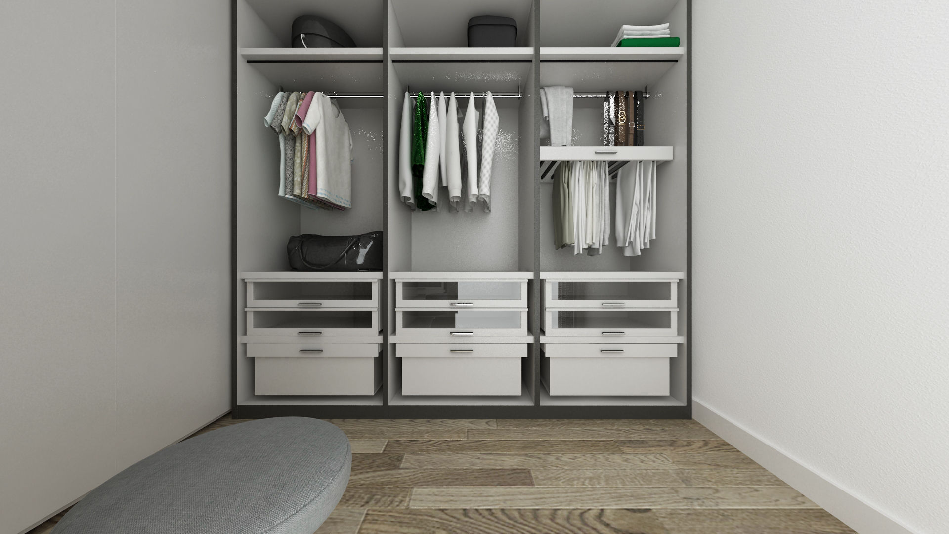 Villa NS, De Vivo Home Design De Vivo Home Design Closets