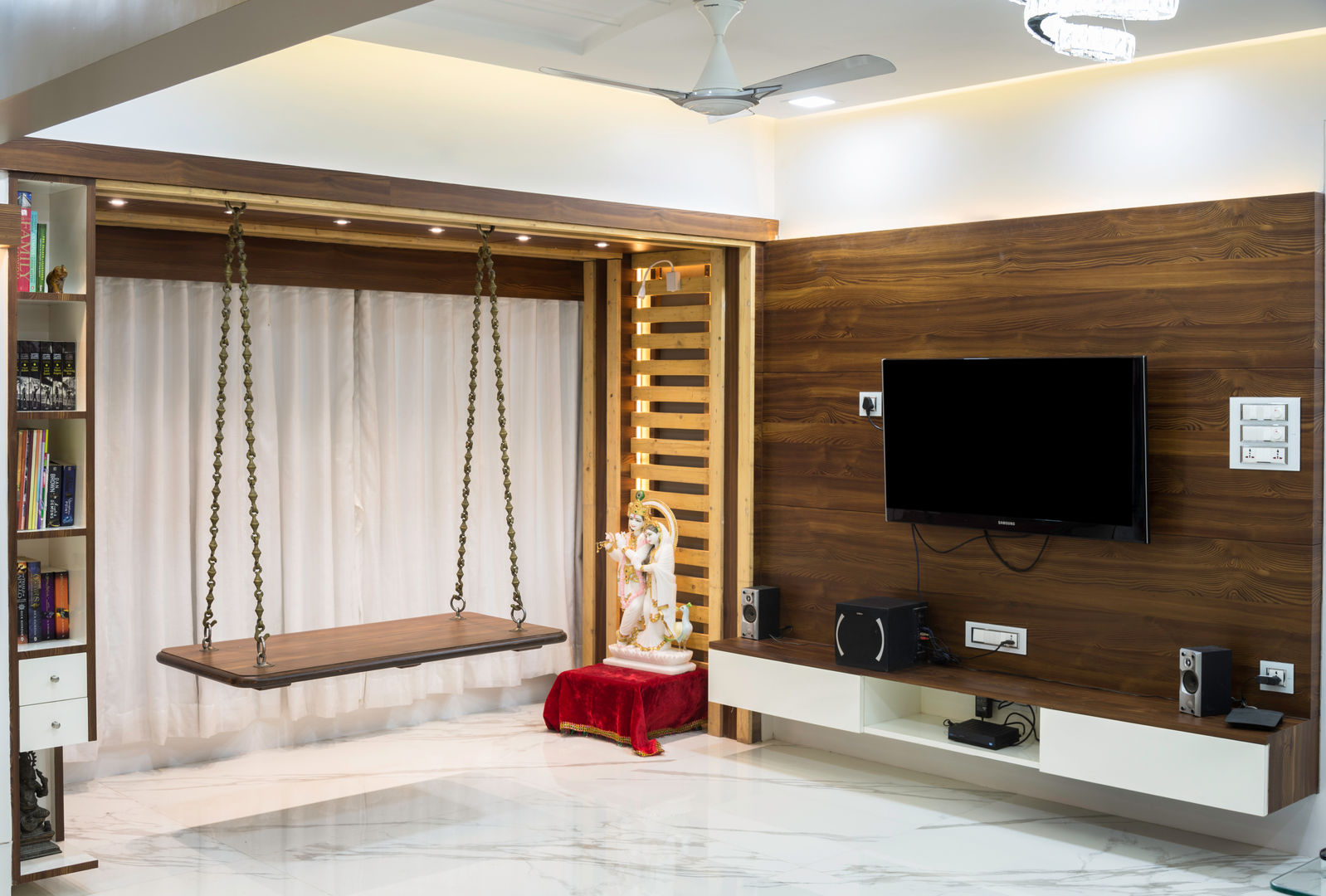 Tv unit The inside stories - by Minal Living room Plywood