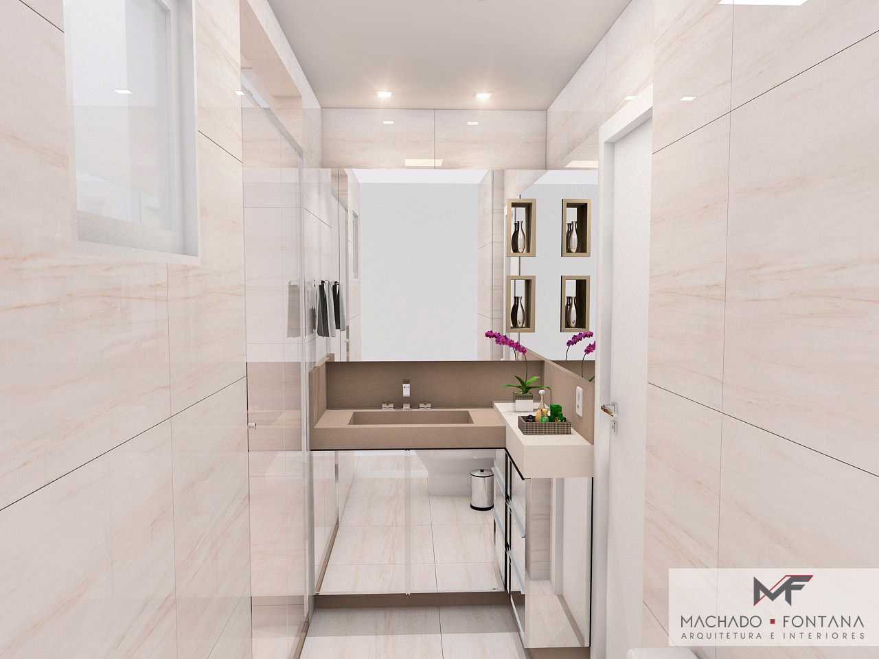 homify Modern bathroom