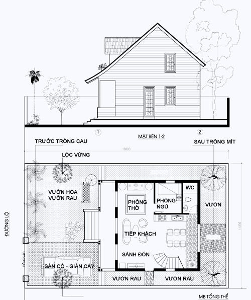 Biệt thự 200m2 cho gia đình 3 thế hệ, Kiến trúc ASPACE Kiến trúc ASPACE