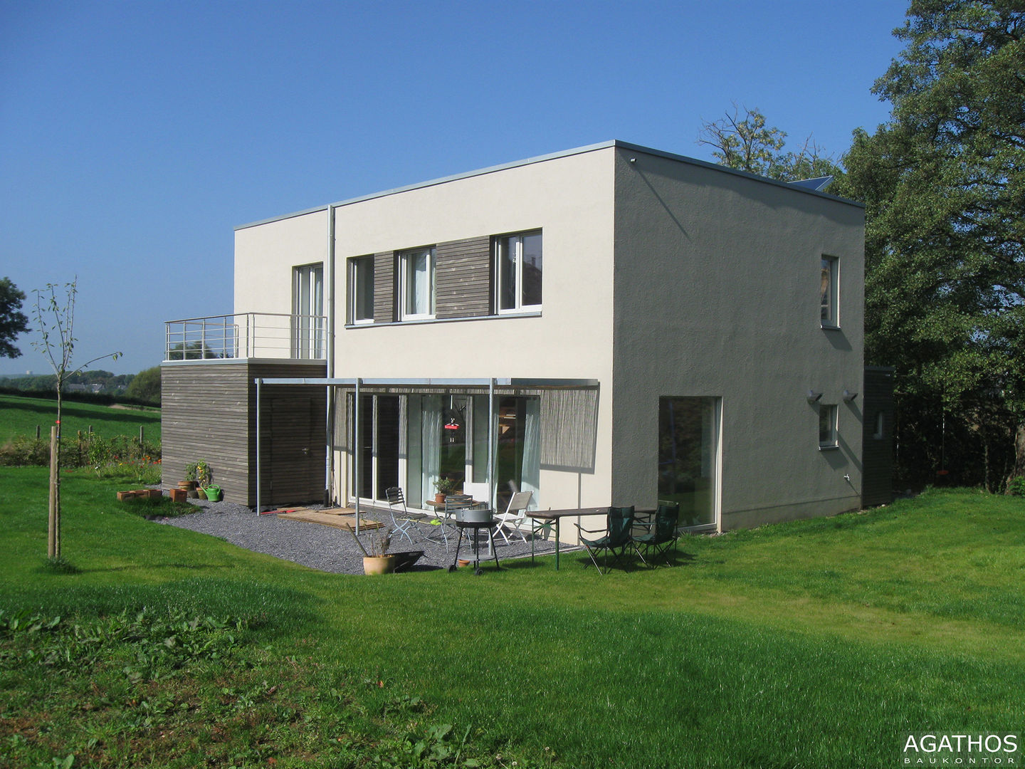 Passivhaus in Raeren/ Belgien, Architekturbüro Sutmann Architekturbüro Sutmann 모던스타일 주택