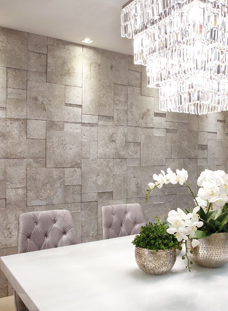 Linea Mosaico, 3D stone wall srl 3D stone wall srl Paredes e pisos clássicos Concreto Revestimentos de parede e pavimentos