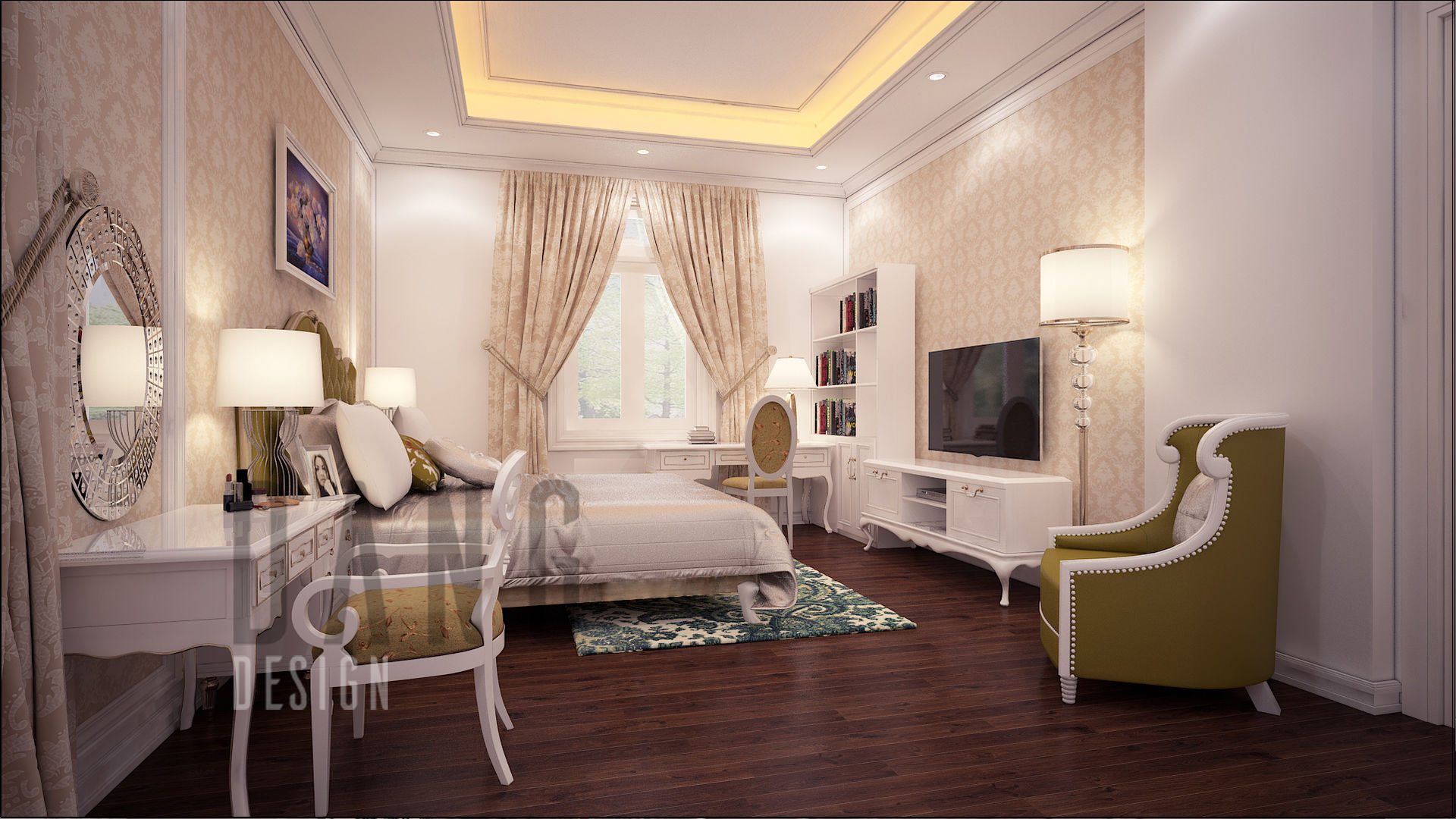 BIỆT THỰ HUẾ, DCOR DCOR Asiatische Schlafzimmer