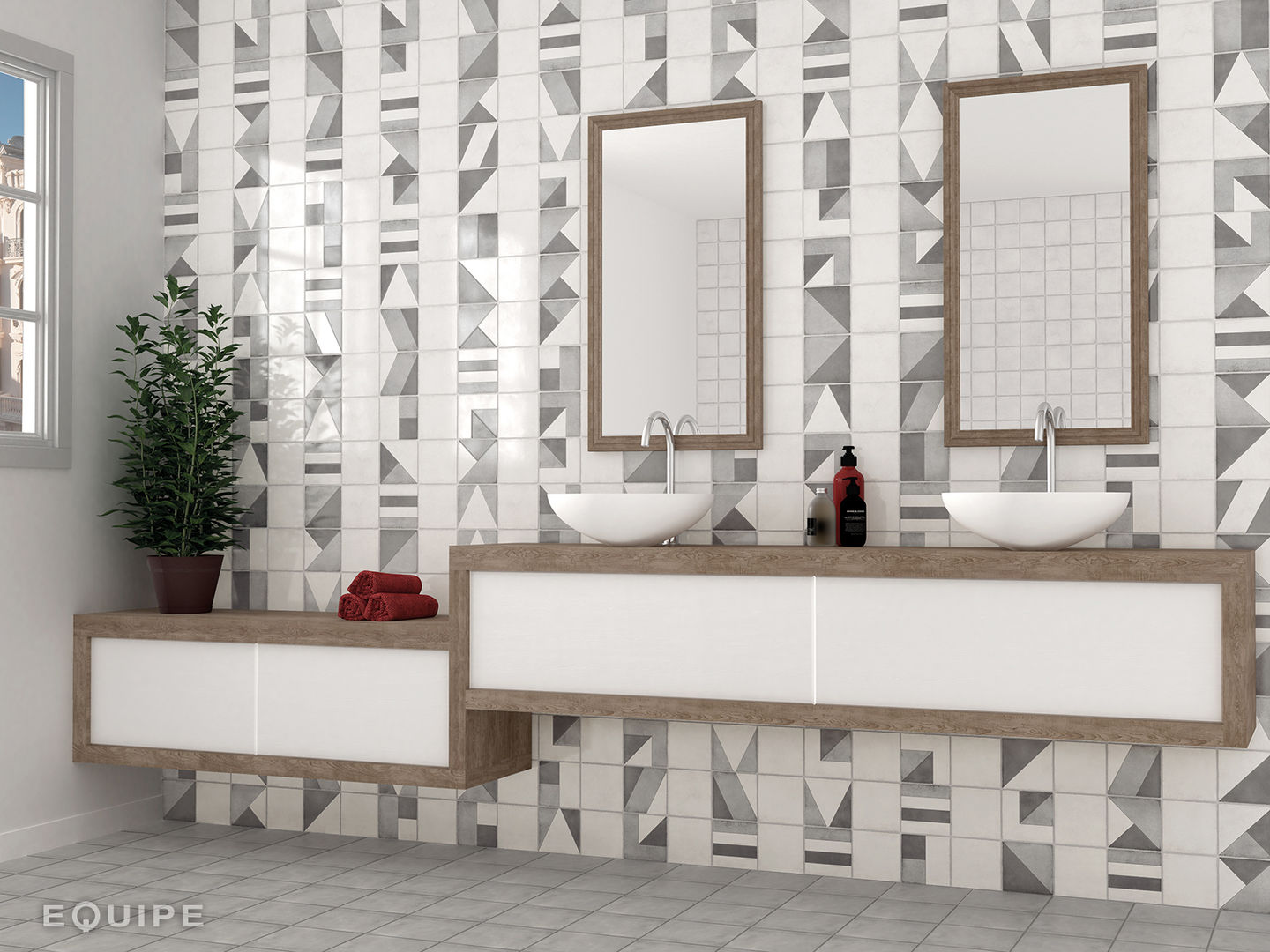 homify Mediterranean style bathroom Ceramic