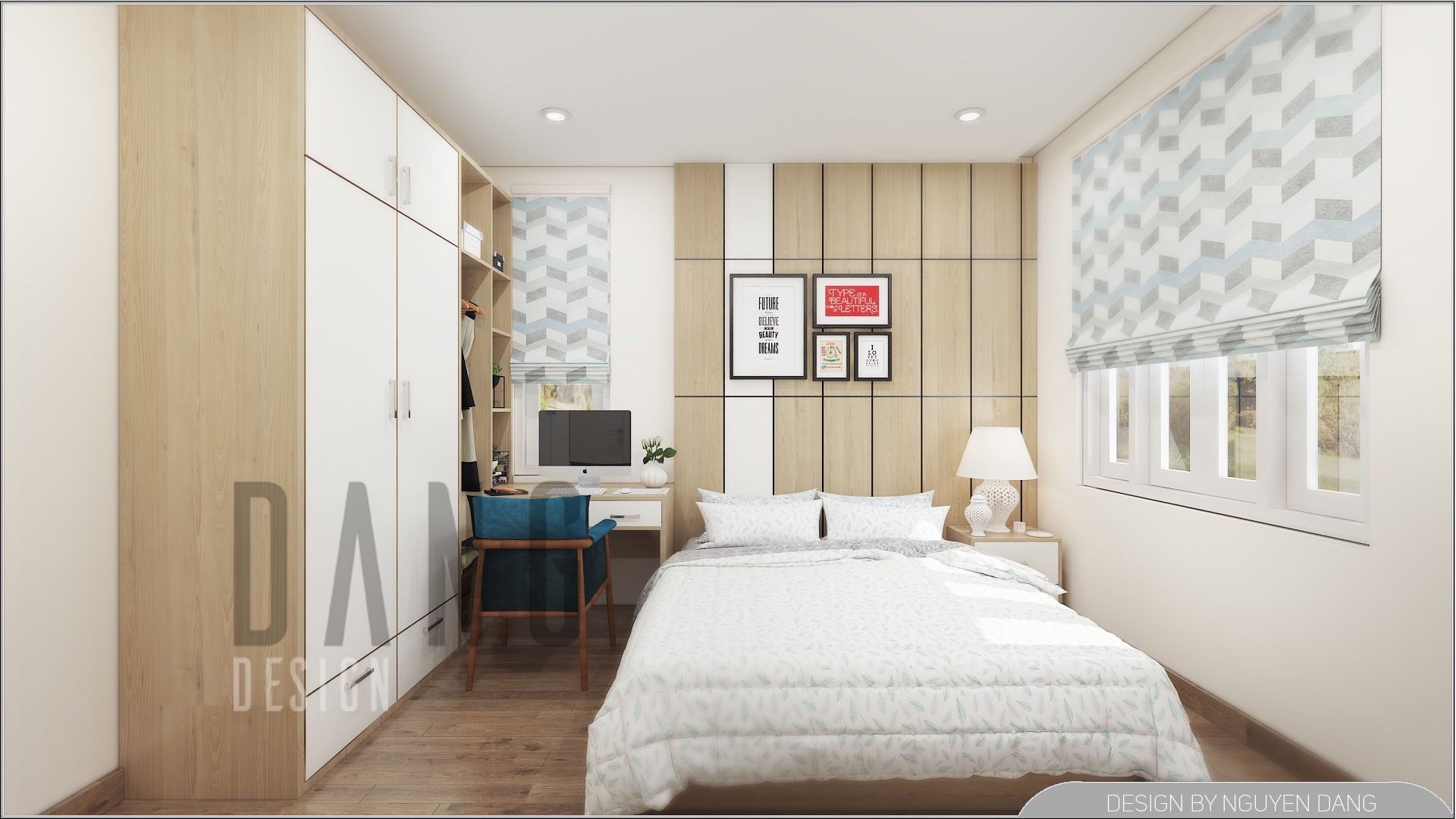 Chung cư, DCOR DCOR Asian style bedroom