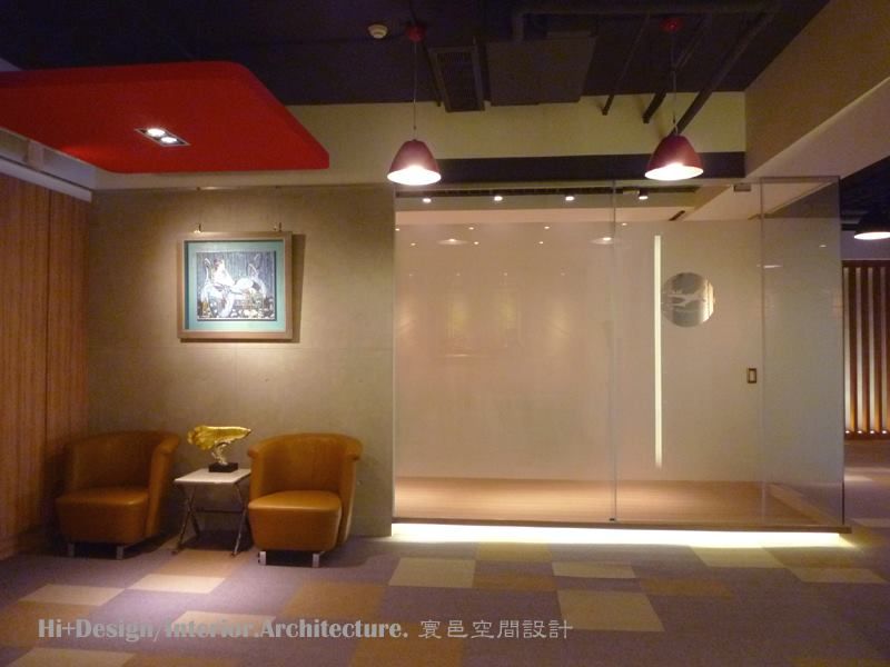 會議室外部等候區 Hi+Design/Interior.Architecture. 寰邑空間設計 牆面