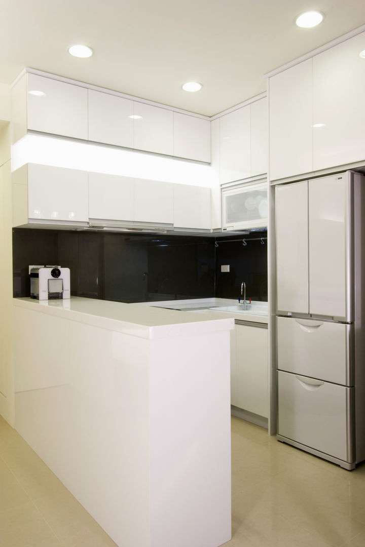 廚房 Hi+Design/Interior.Architecture. 寰邑空間設計 Eclectic style kitchen