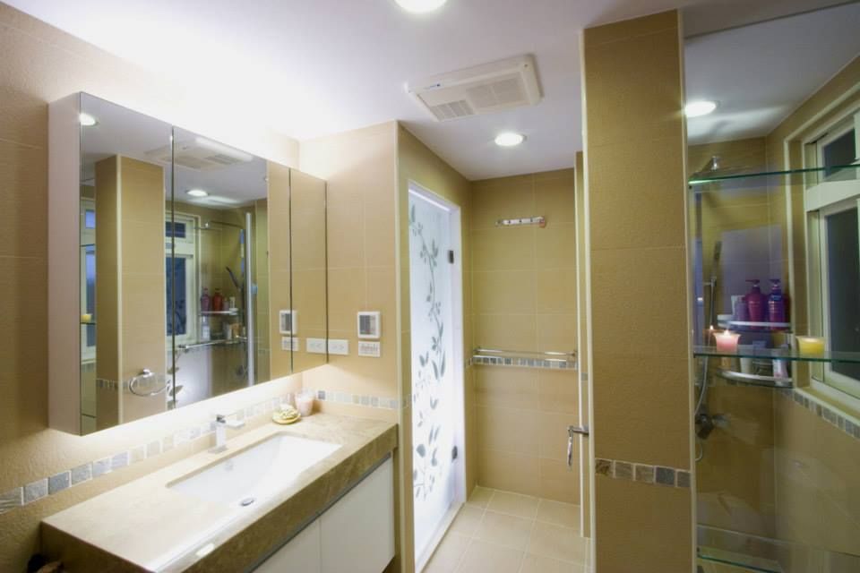 主浴室-2 Hi+Design/Interior.Architecture. 寰邑空間設計 Eclectic style bathroom