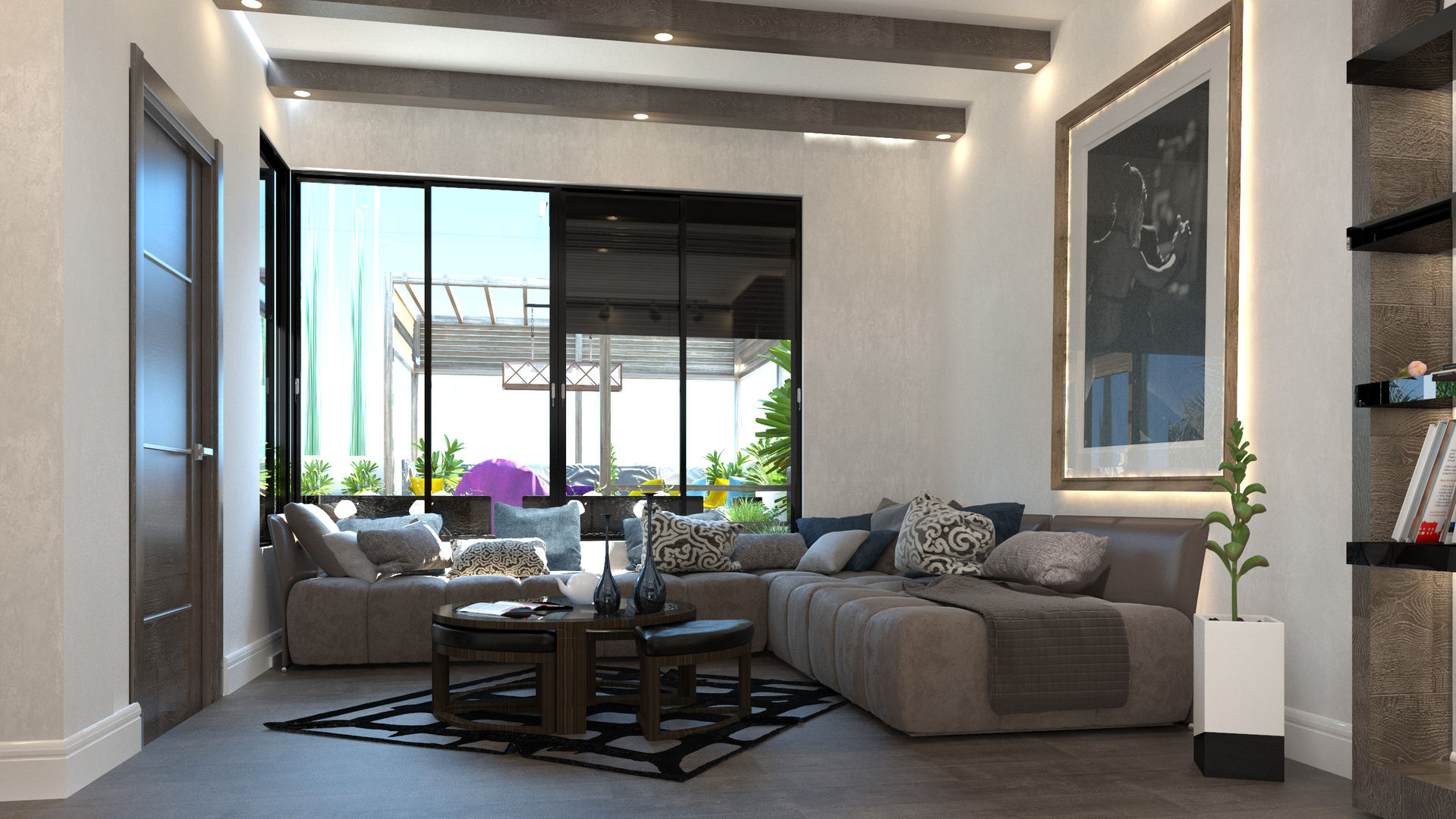 living room AL-TRASS CREATIONS DESIGN Modern living room Sofas & armchairs