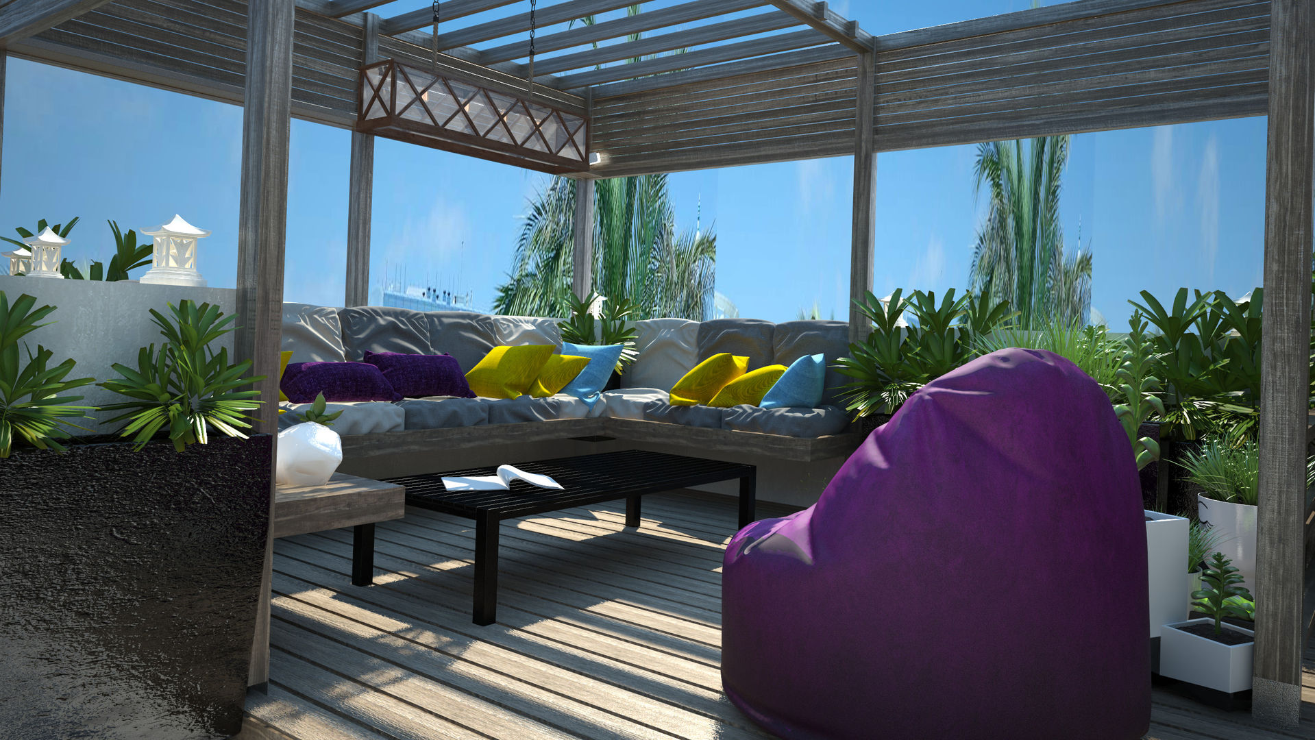 roof living room AL-TRASS CREATIONS DESIGN Modern living room Sofas & armchairs