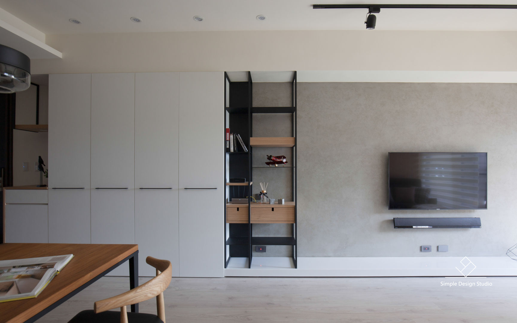 客廳 極簡室內設計 Simple Design Studio Living room