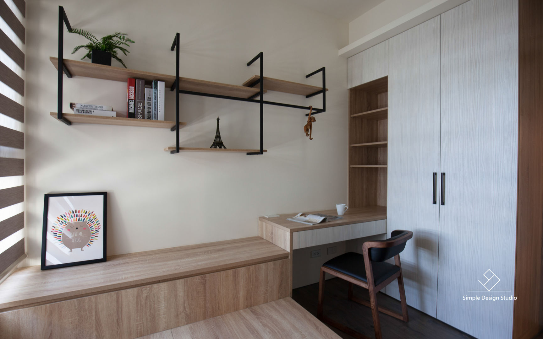 客房 極簡室內設計 Simple Design Studio Minimalist bedroom