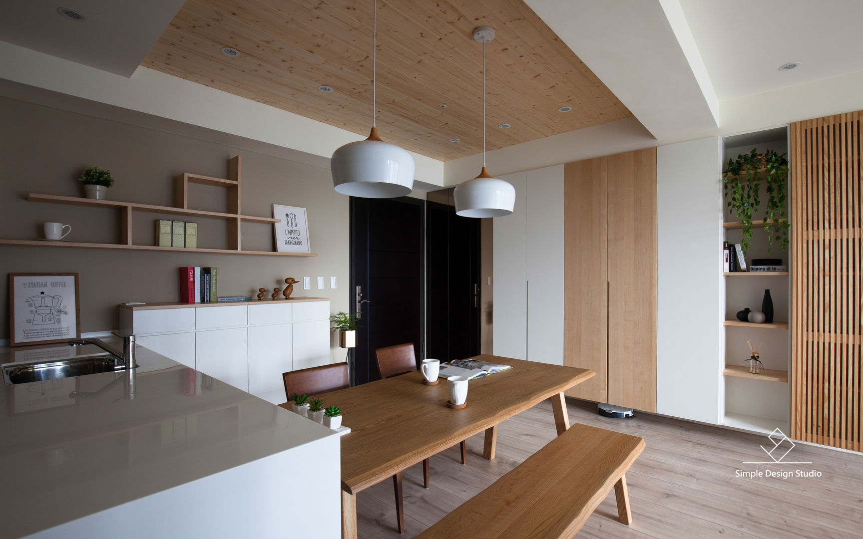 餐廳 極簡室內設計 Simple Design Studio Asian style dining room