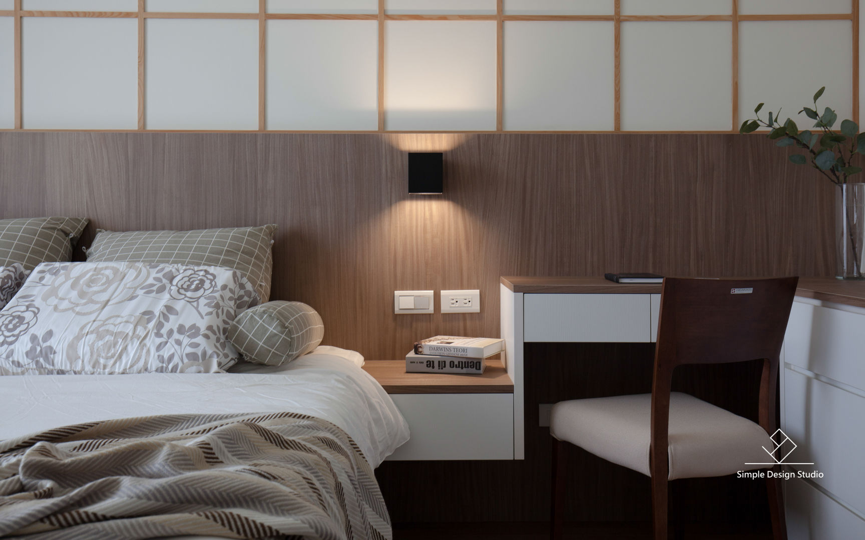 臥室 極簡室內設計 Simple Design Studio Asian style bedroom