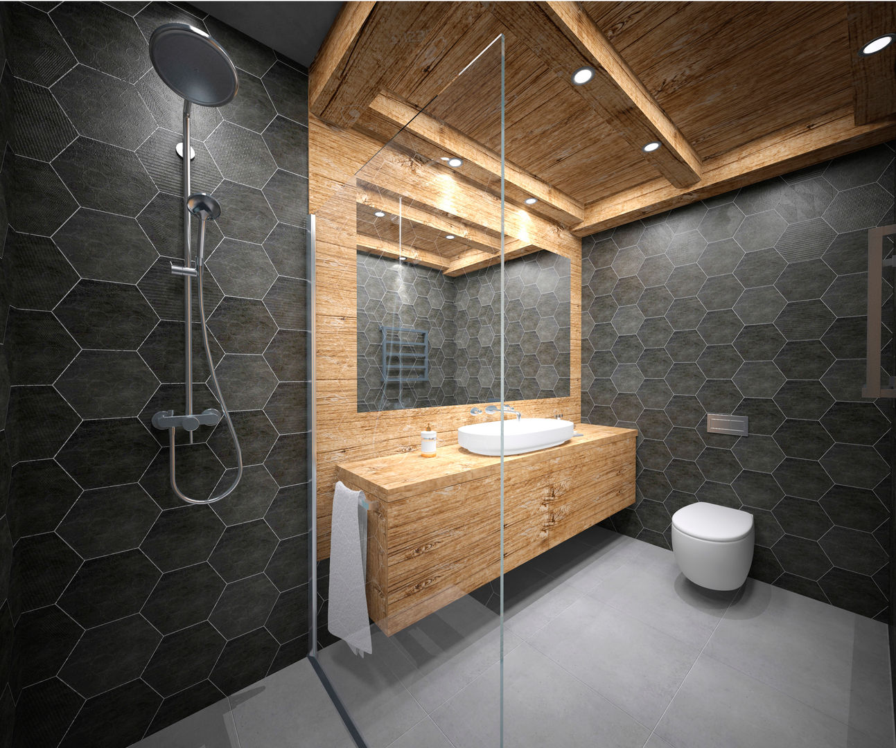 Домик в Аржаниках, ARCHDUET&DA ARCHDUET&DA Country style bathroom