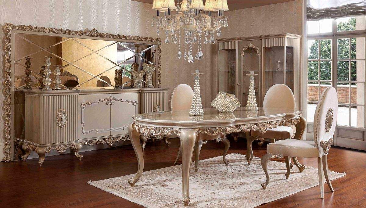 Dining Rooms, LUXURY LINE FURNITURE LUXURY LINE FURNITURE Classic style dining room Wood Wood effect Chairs & benches