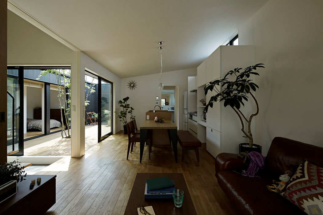 大原の家, arc-d arc-d Modern living room