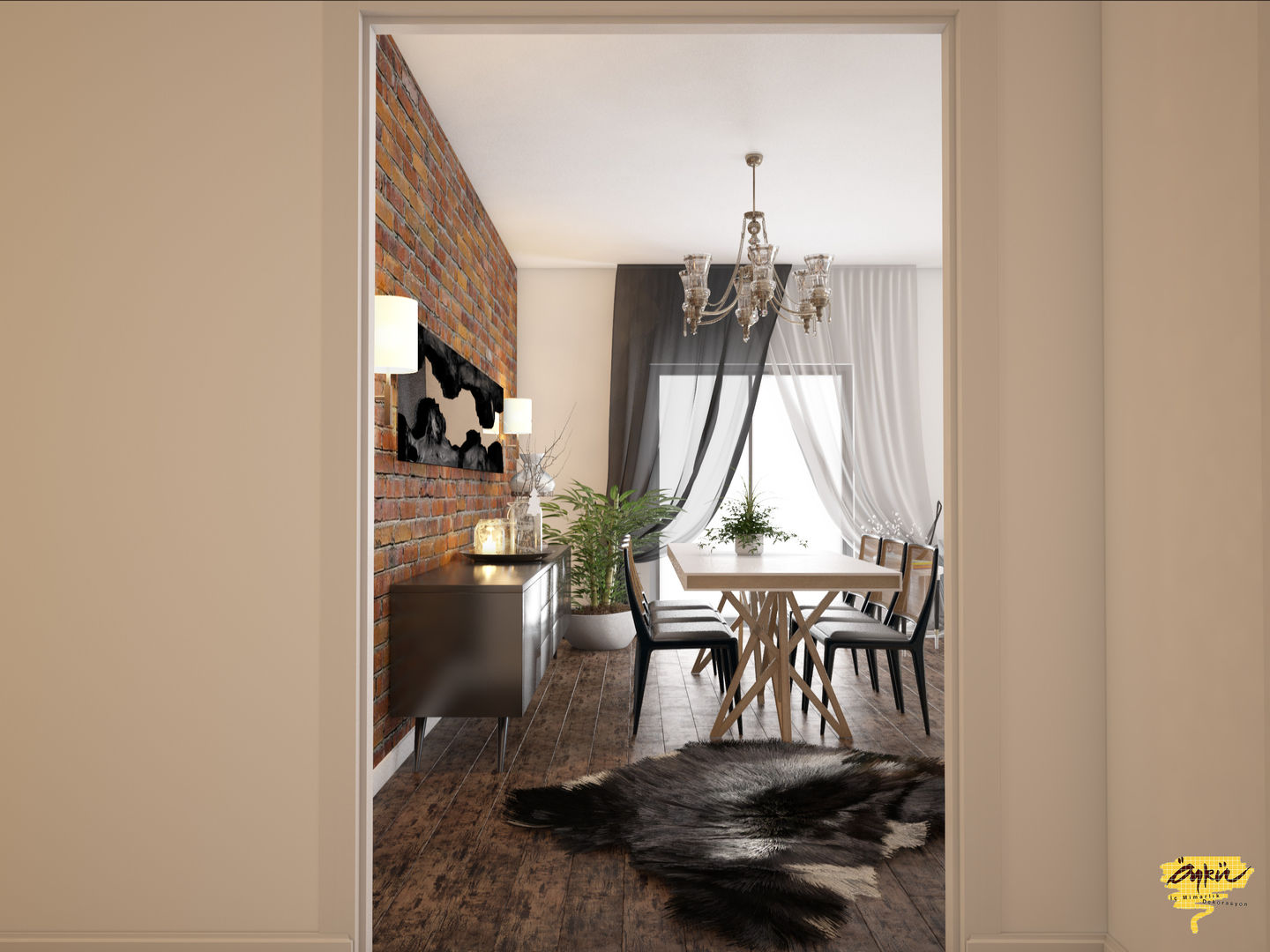 Özel projelendirme, Öykü İç Mimarlık Öykü İç Mimarlık Modern dining room