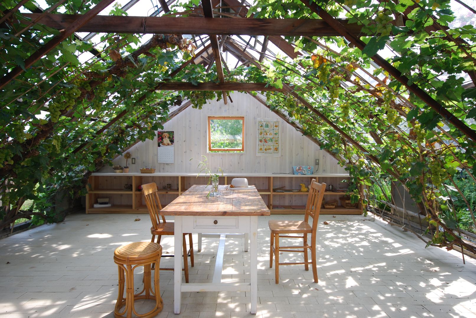 温室の再生, 神家昭雄建築研究室 神家昭雄建築研究室 Conservatory لکڑی Wood effect