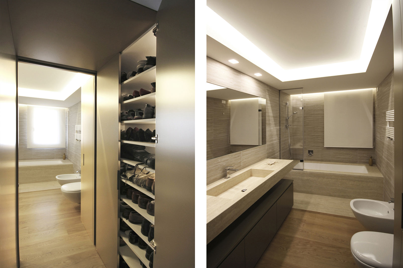 Interior Design Sartoriale a Milano, JFD - Juri Favilli Design JFD - Juri Favilli Design Modern style bathrooms