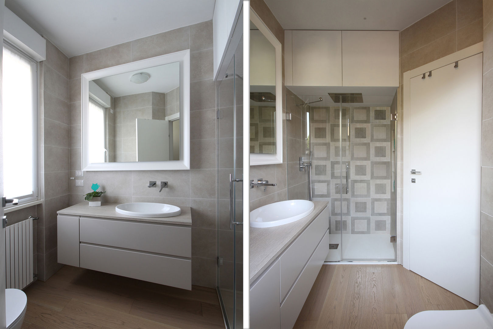 Ristrutturazione in Provincia di Monza e Brianza , JFD - Juri Favilli Design JFD - Juri Favilli Design Bagno minimalista