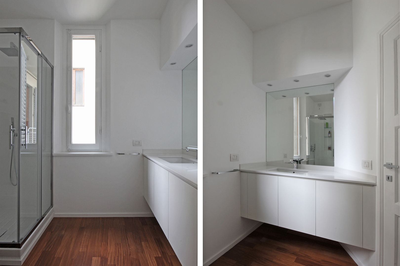 Ristrutturazione Completa di una Casa a Firenze, JFD - Juri Favilli Design JFD - Juri Favilli Design Salle de bain minimaliste