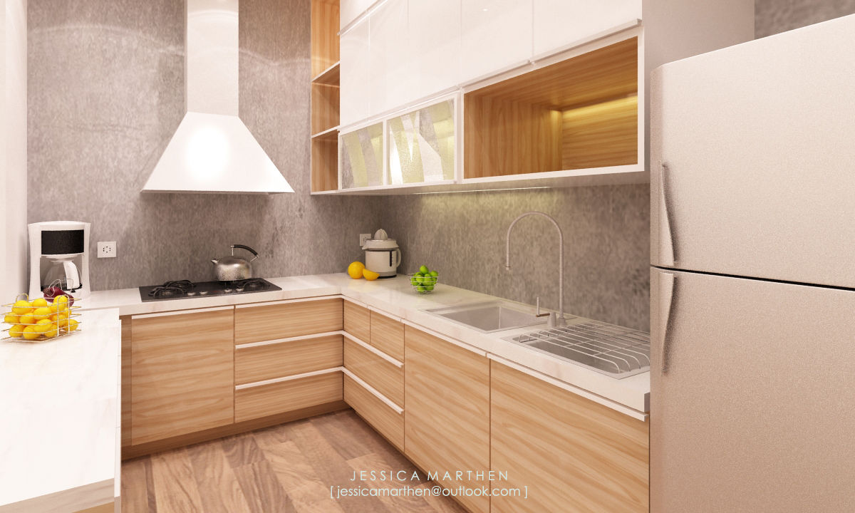 Azzura Home, JESSICA DESIGN STUDIO JESSICA DESIGN STUDIO 現代廚房設計點子、靈感&圖片