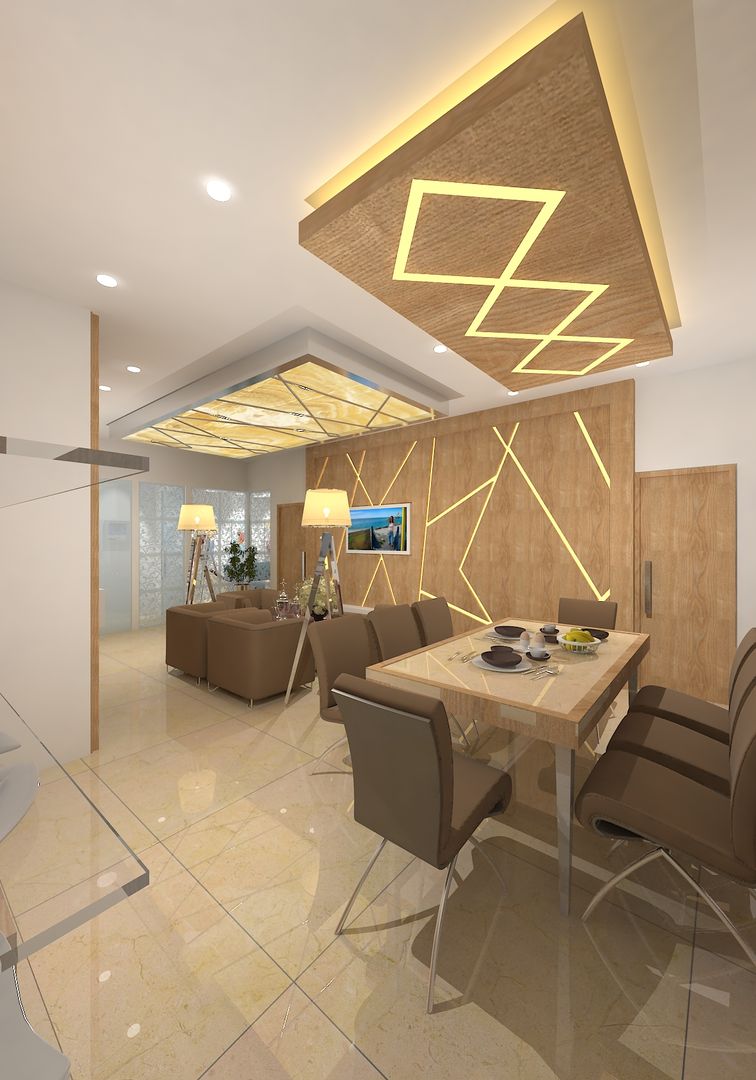 Prashant Residence, Gurooji Designs Gurooji Designs Modern dining room