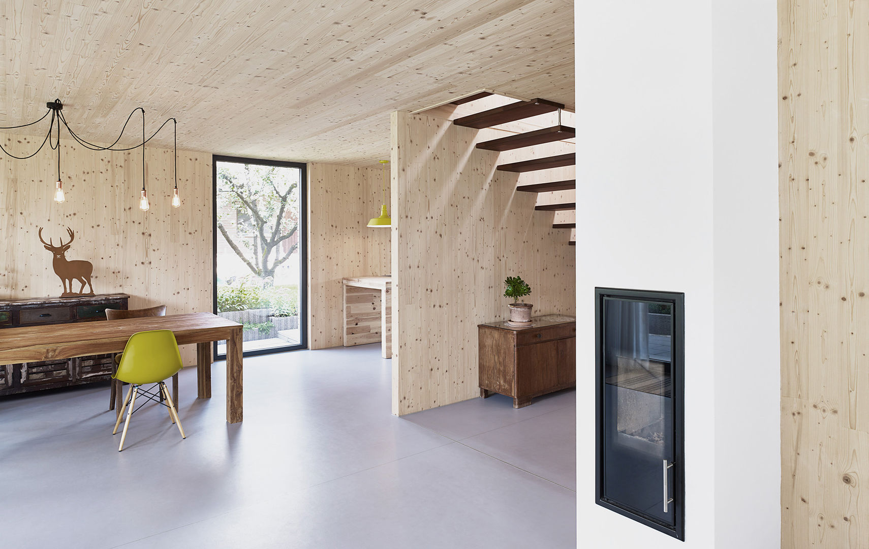 Wohnhaus Jettingen, CIP Architekten Ingenieure CIP Architekten Ingenieure 现代客厅設計點子、靈感 & 圖片