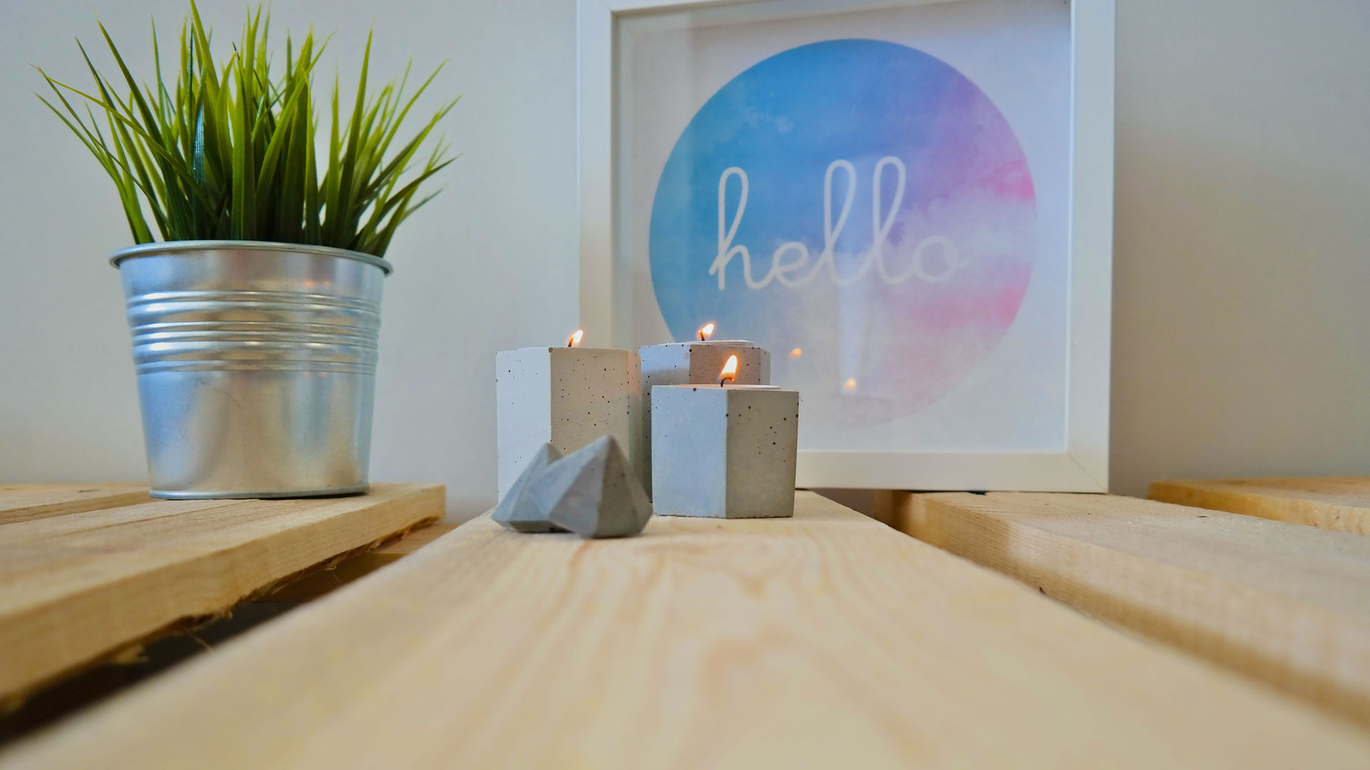 candle Betonkerzenhalter, Jung und Grau Jung und Grau Modern living room Concrete Accessories & decoration