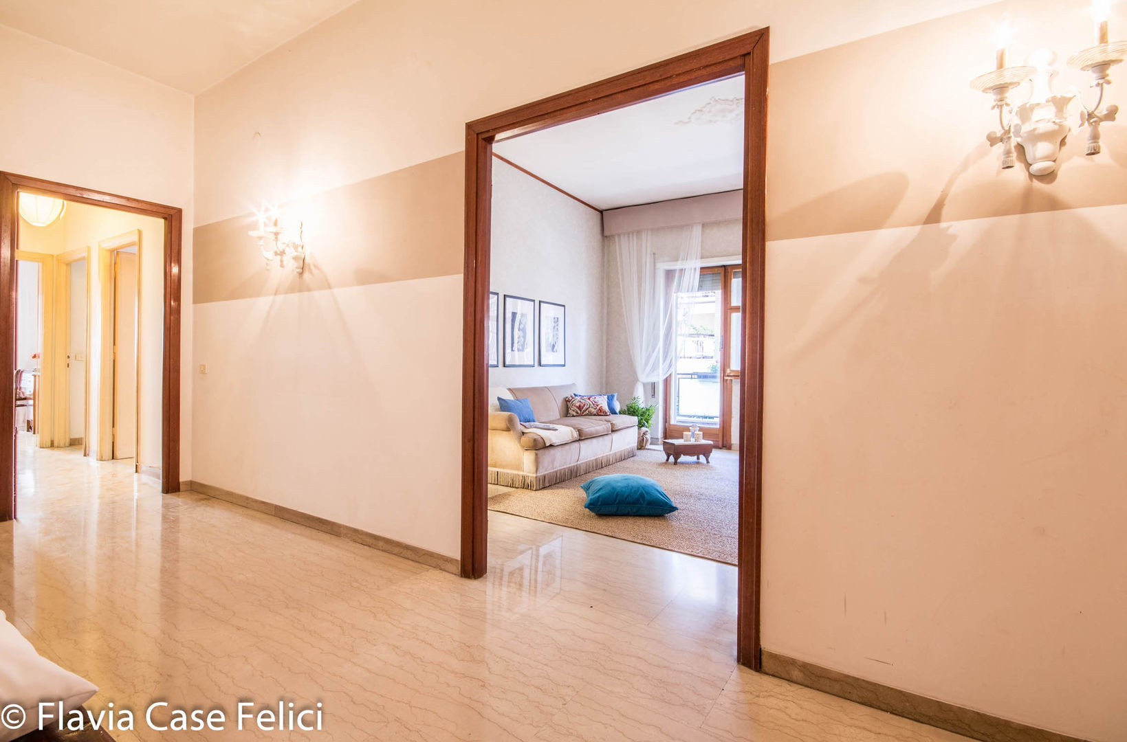 HOME STAGING in zona Talenti – CASA IN VENDITA, Flavia Case Felici Flavia Case Felici Classic style corridor, hallway and stairs