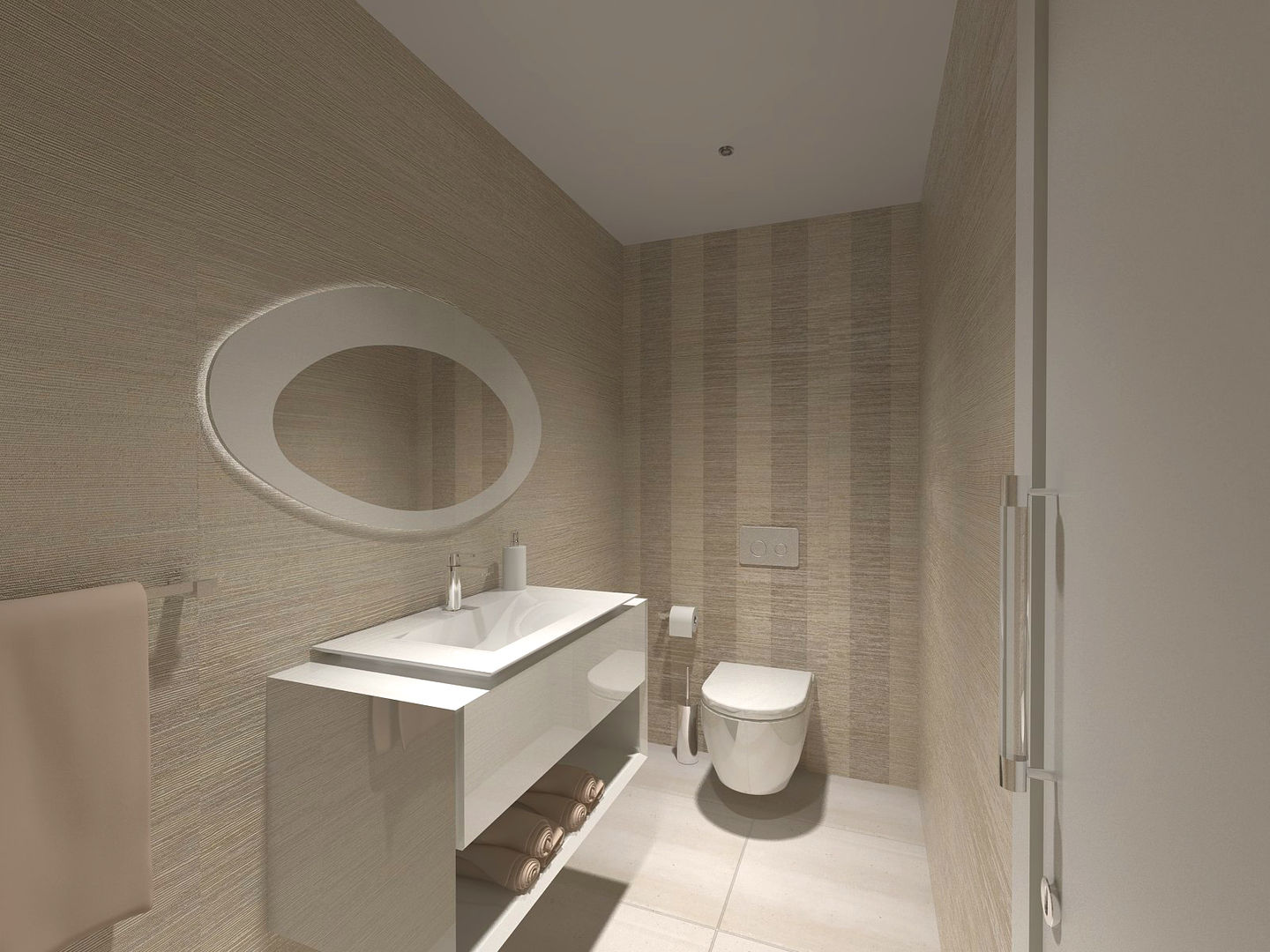 Projeto Luanda, Enzo Rossi, Home Design Enzo Rossi, Home Design Ванная комната в стиле минимализм