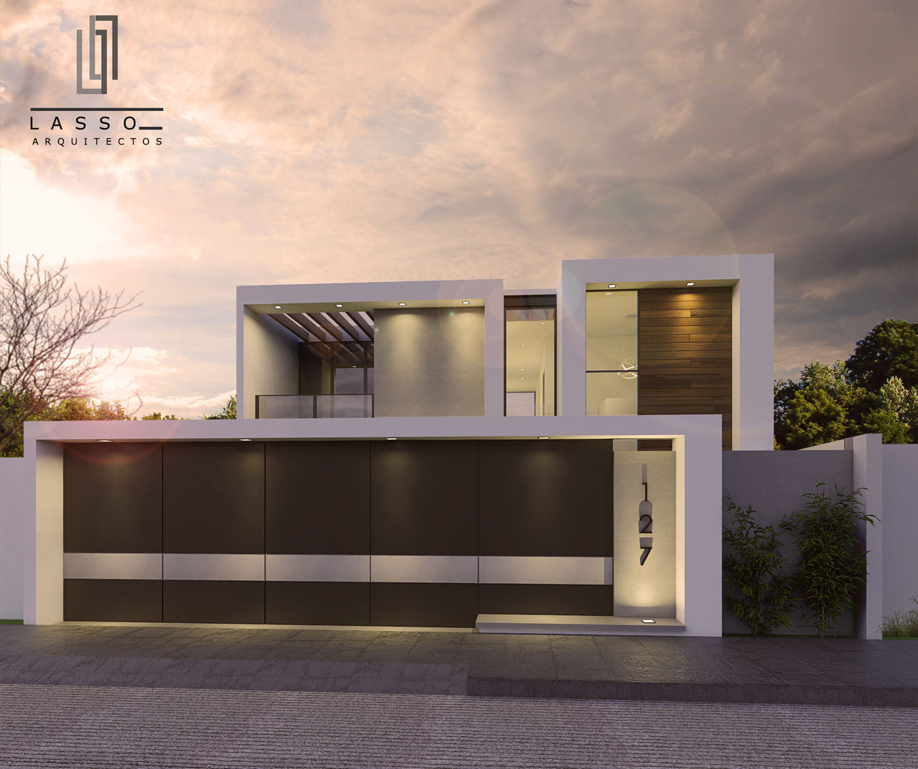 casa M O N M A, lassoarq lassoarq Detached home لکڑی Wood effect