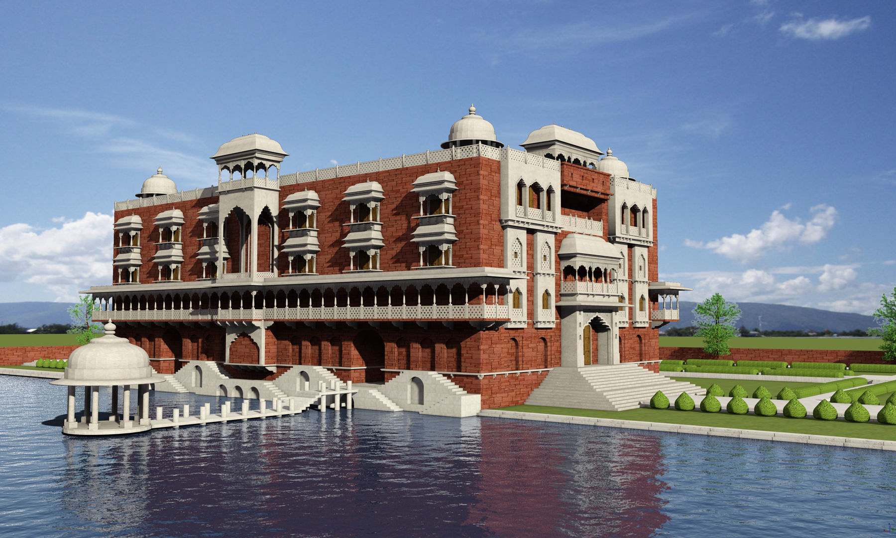 Hotel Ravi Prakash Architect Villas Marble