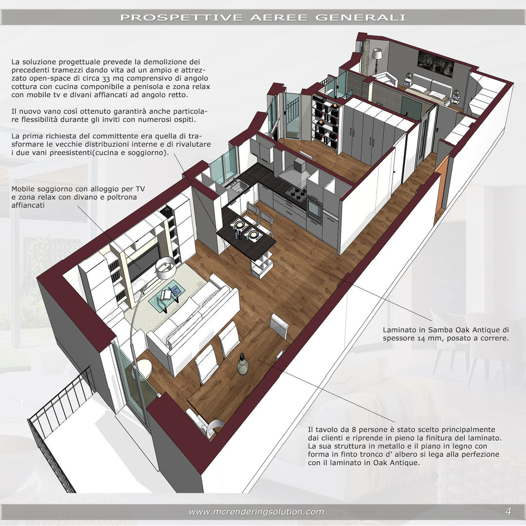 Open Space....avanti tutta, MC Ristrutturare Casa MC Ristrutturare Casa Classic style living room