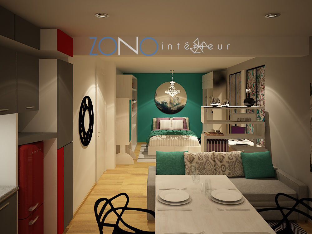 Proyecto Ruth, Zono Interieur Zono Interieur Living room