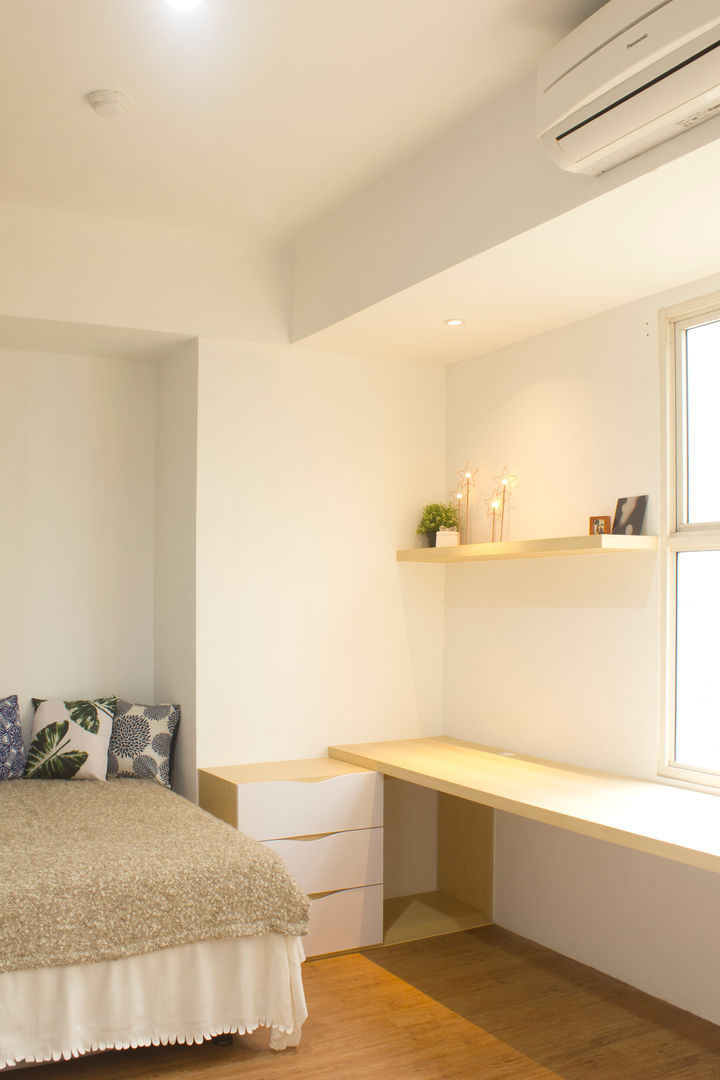 RSA Apartment Unit, TIES Design & Build TIES Design & Build Scandinavian style bedroom