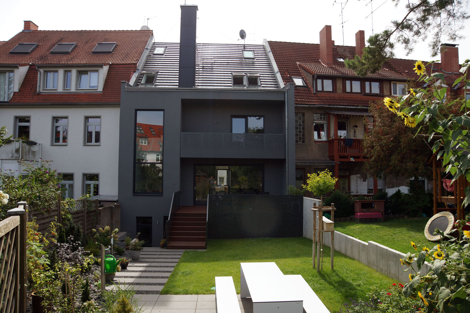 Ein Einfamilienhaus in Erfurt wird umgebaut und modernisiert, PlanKopf Architektur PlanKopf Architektur Casas unifamilares