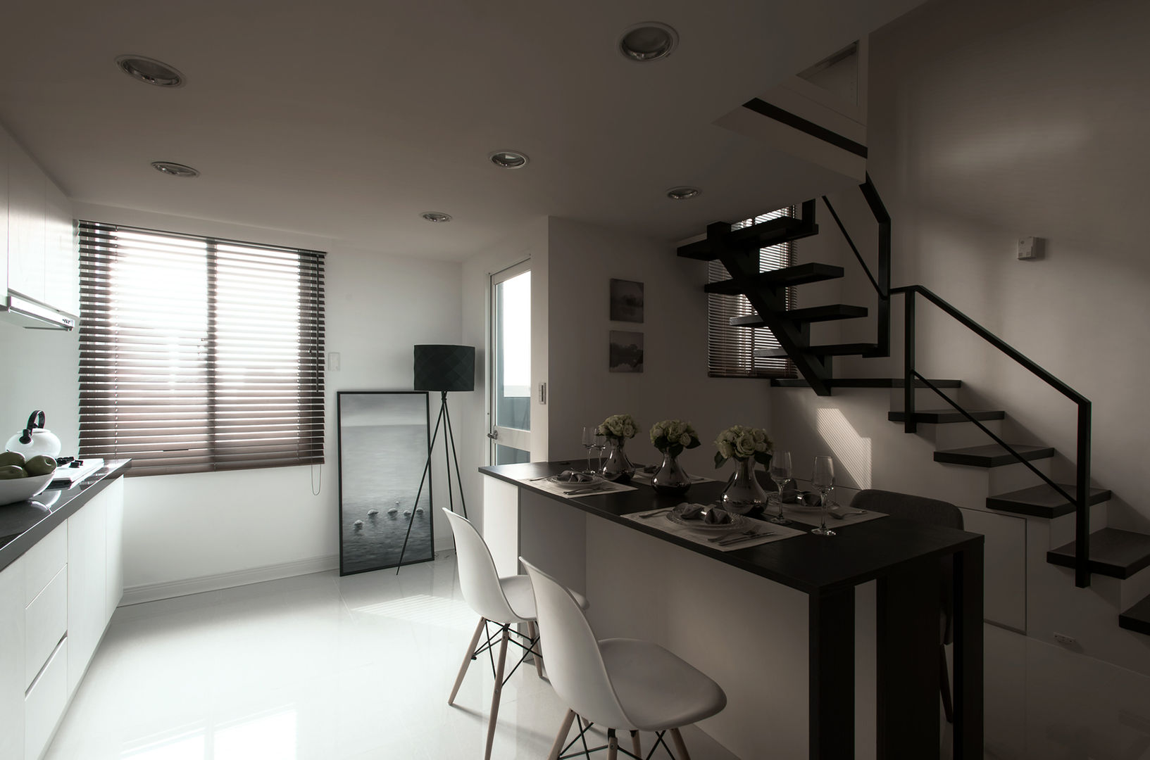 馭之境‧貳次主軸(住宅設計案 2016), 北歐制作室內設計 北歐制作室內設計 Salas de jantar minimalistas