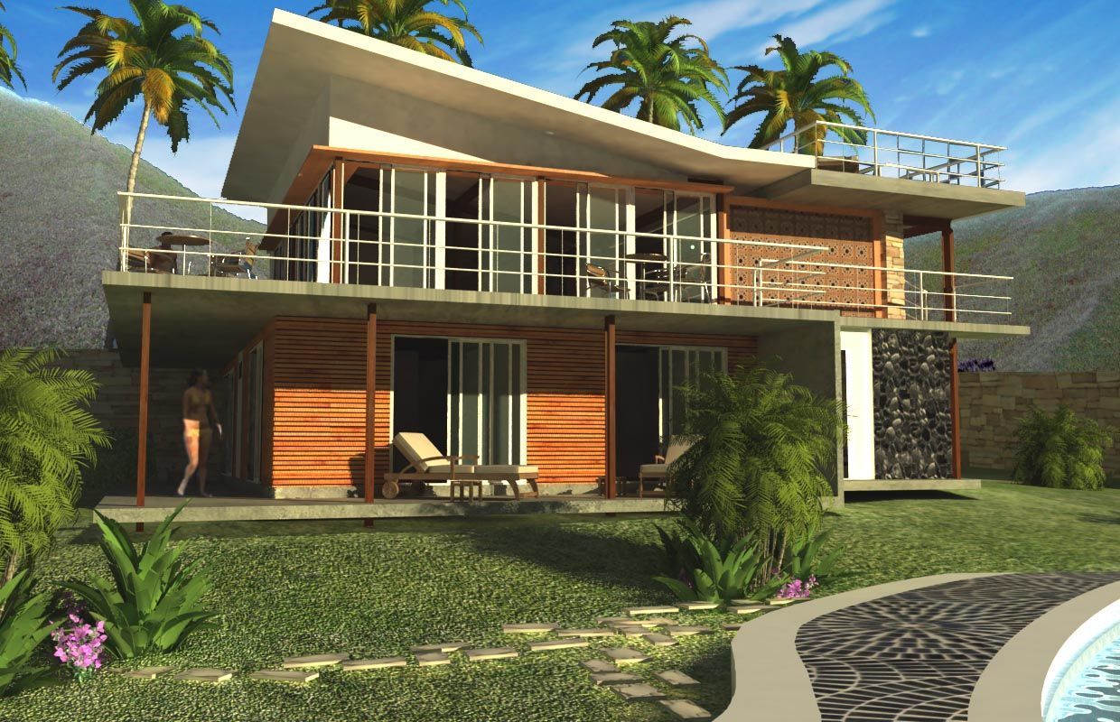 CASA DE PLAYA, Proyectonica Proyectonica Dom z drewna Drewno O efekcie drewna