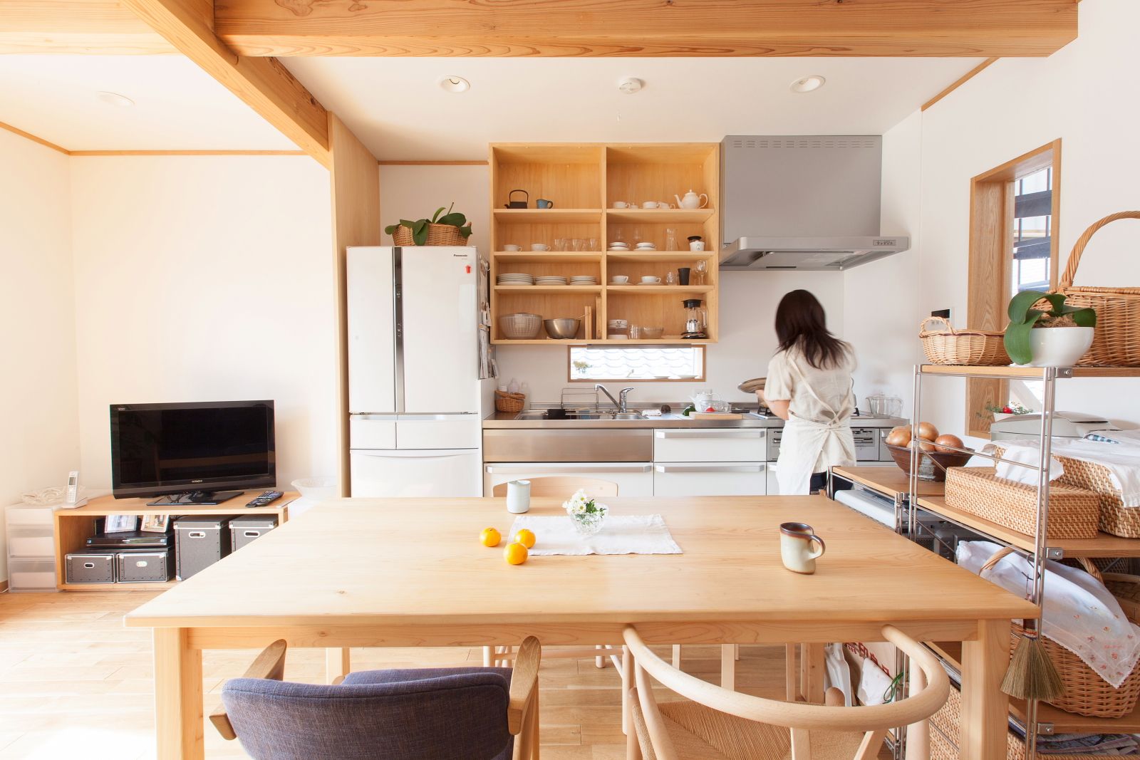 前島の家case2, 堺建築設計事務所 堺建築設計事務所 Dining room