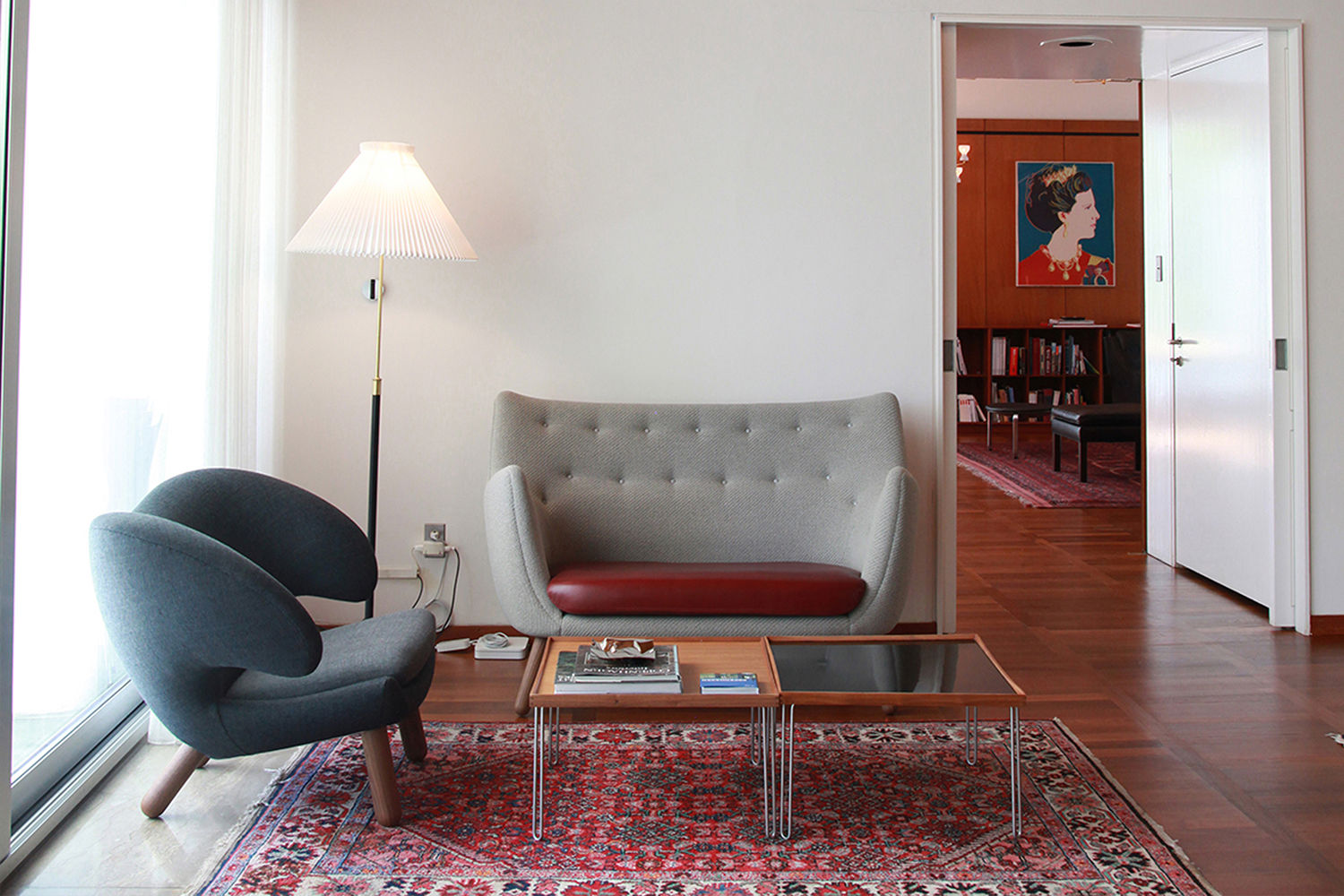 解放坐姿！擁抱般的舒適感《鵜鶘椅》 北歐櫥窗 Scandinavian style living room Wool Orange Stools & chairs